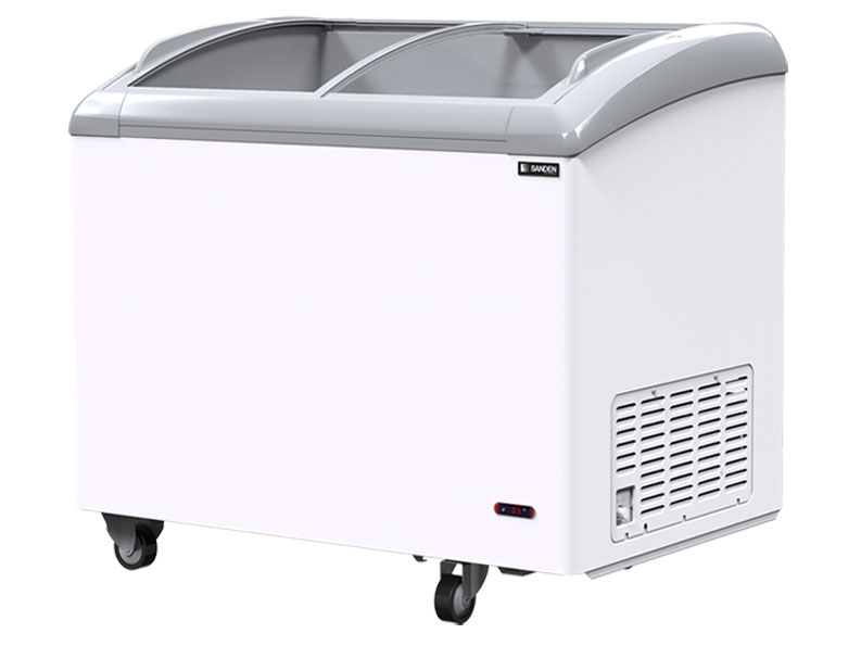 Tủ đông kính cong Sanden SNC-0285 (260 lít)