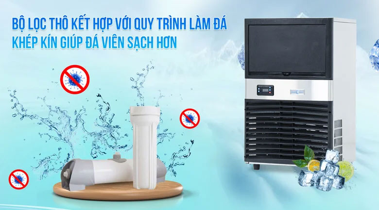 Máy làm đá viên Newcool 