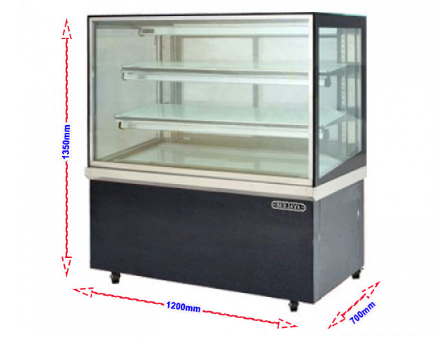 Tủ trưng bày bánh kính vuông Berjaya RCS-12SB13-2FB 