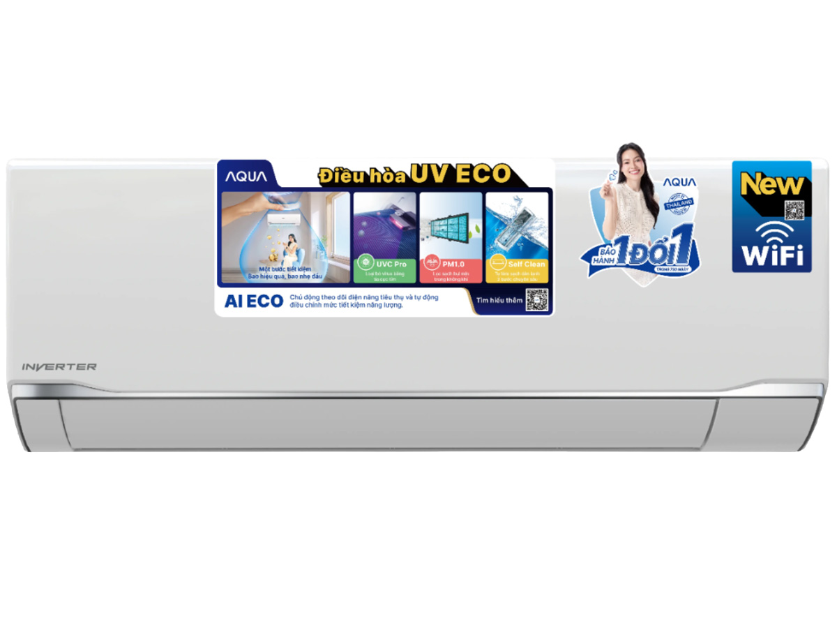 Máy lạnh Aqua Inverter 2.5HP AQA-RV24TA