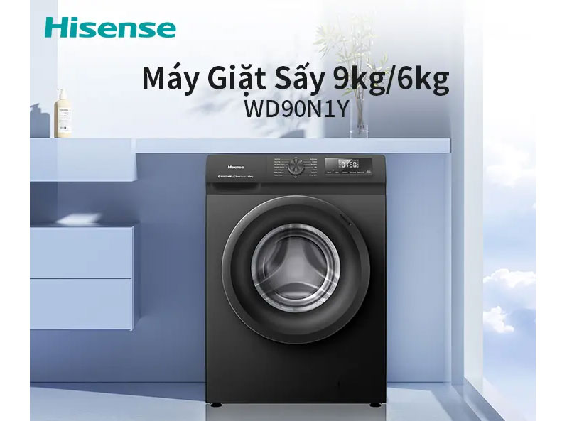 Máy giặt sấy Hisense Inverter WD90N1Y 