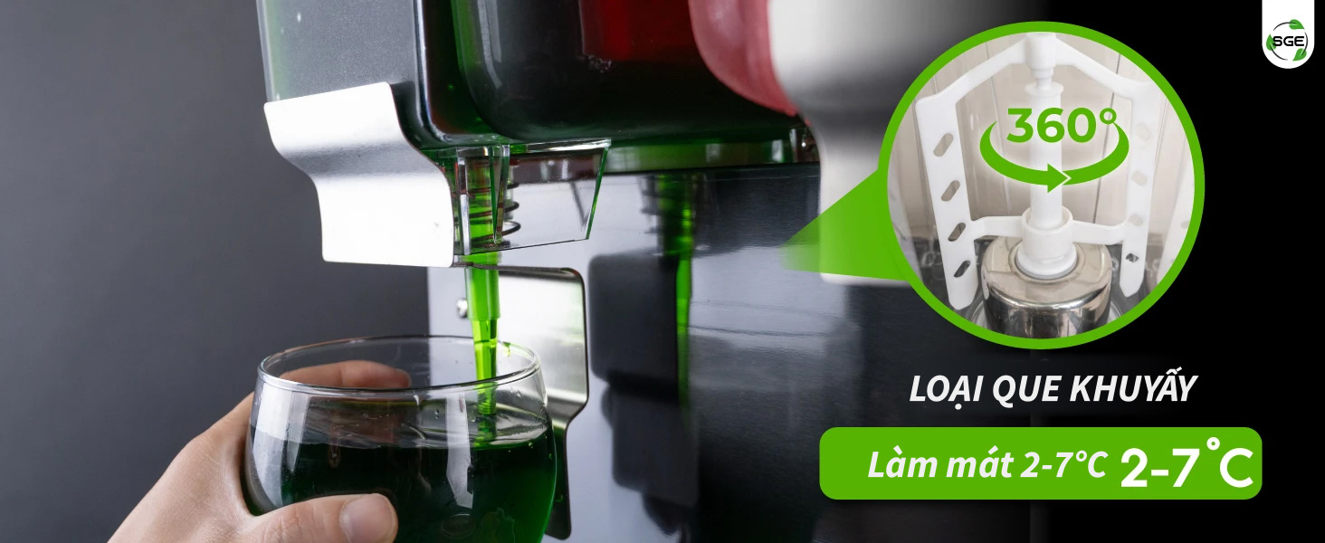 Máy làm lạnh nước trái cây kiểu khuấy tự động JS16LX3-STIR-T
