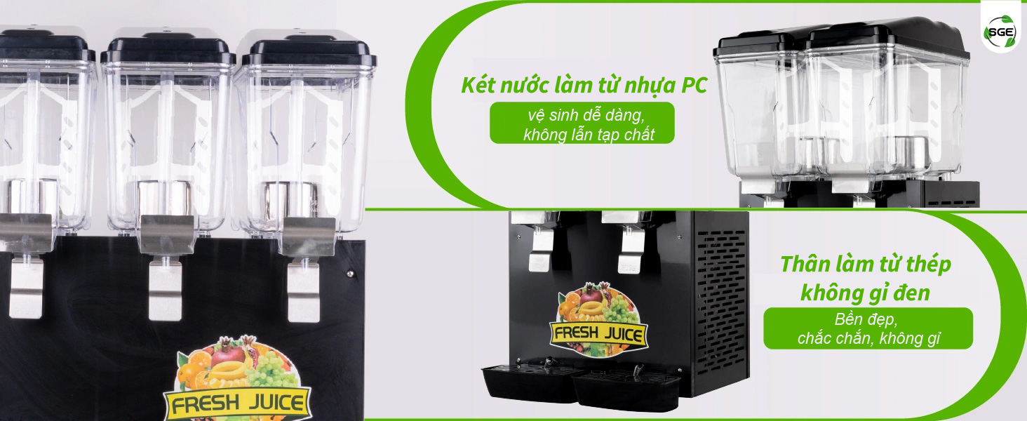 Máy làm lạnh nước trái cây JS16LX3-STIR-T