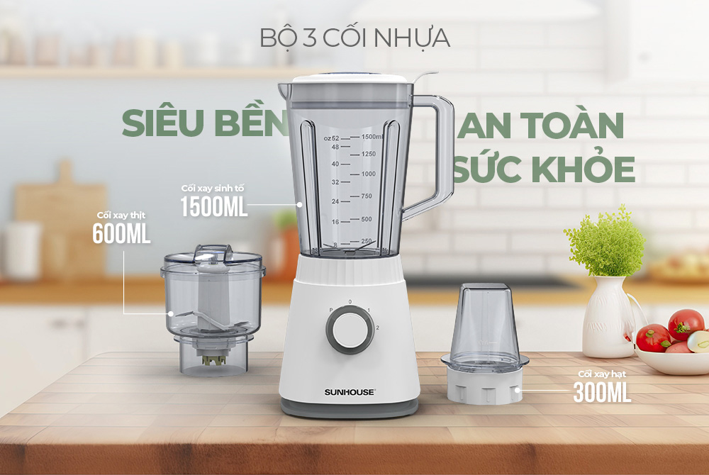 Máy xay sinh tố đa năng Sunhouse SHD5316