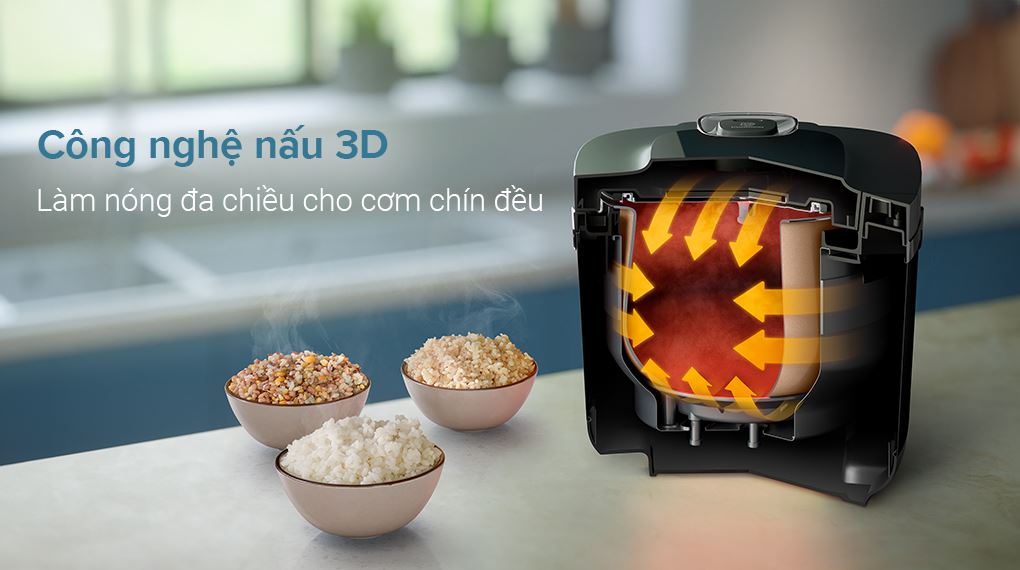 Nồi cơm điện tử Philips 1.8 lít HD4814/31