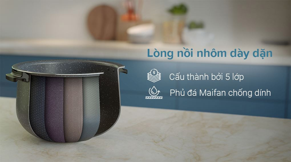 Nồi cơm điện Philips 1.8 lít HD4717/30
