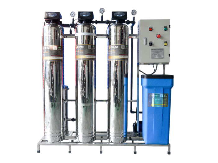 Hệ thống lọc nước tổng gia đình 3 cột inox van tự động KS/LT/1000/AT/3I