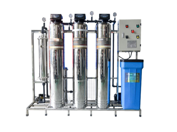 Hệ thống lọc nước tổng làm mềm 3 cột inox tích hợp lọc KS/UF/1000/AT/3I