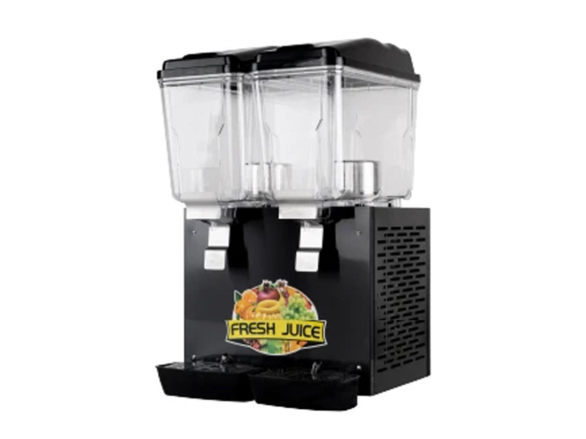 Máy làm lạnh nước trái cây kiểu khuấy tự động JS16LX2-STIR-T (2 ngăn tay đảo)