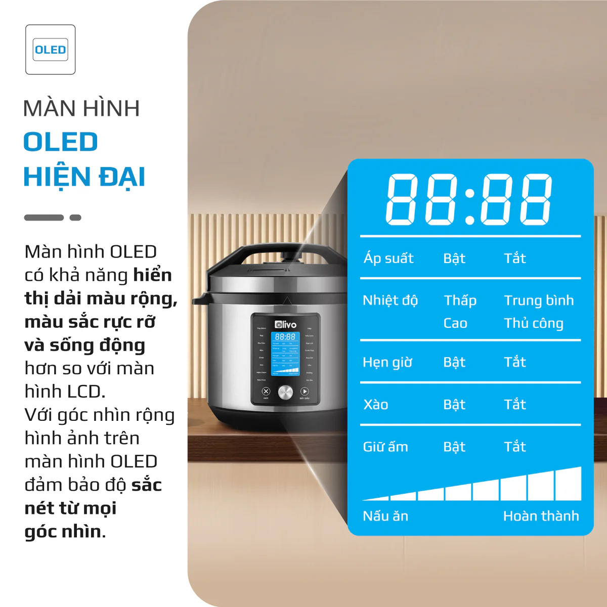 Nồi áp suất Olivo PC68