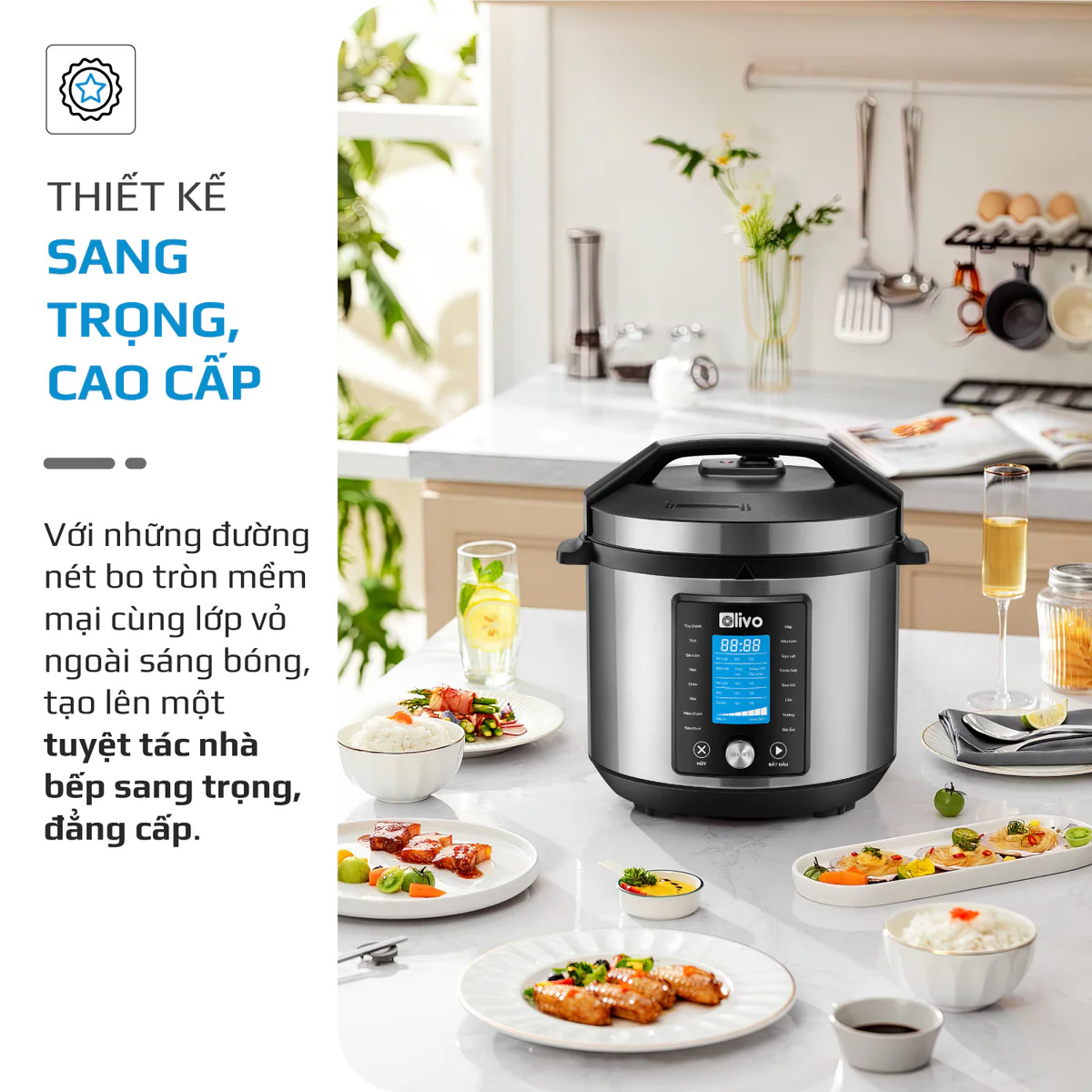 Nồi áp suất đa năng Olivo