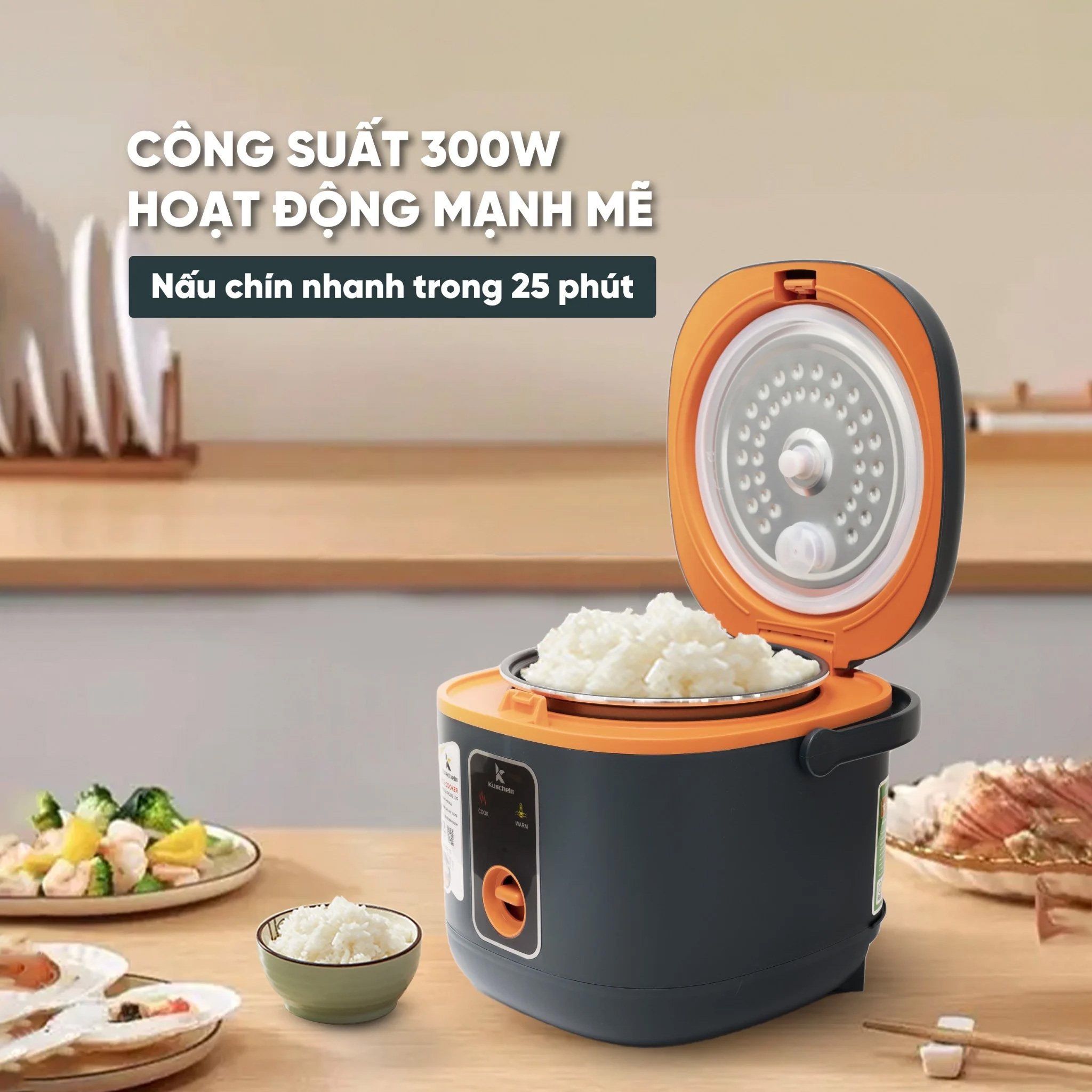 Nồi cơm Kuscheln KRC023-1.0G