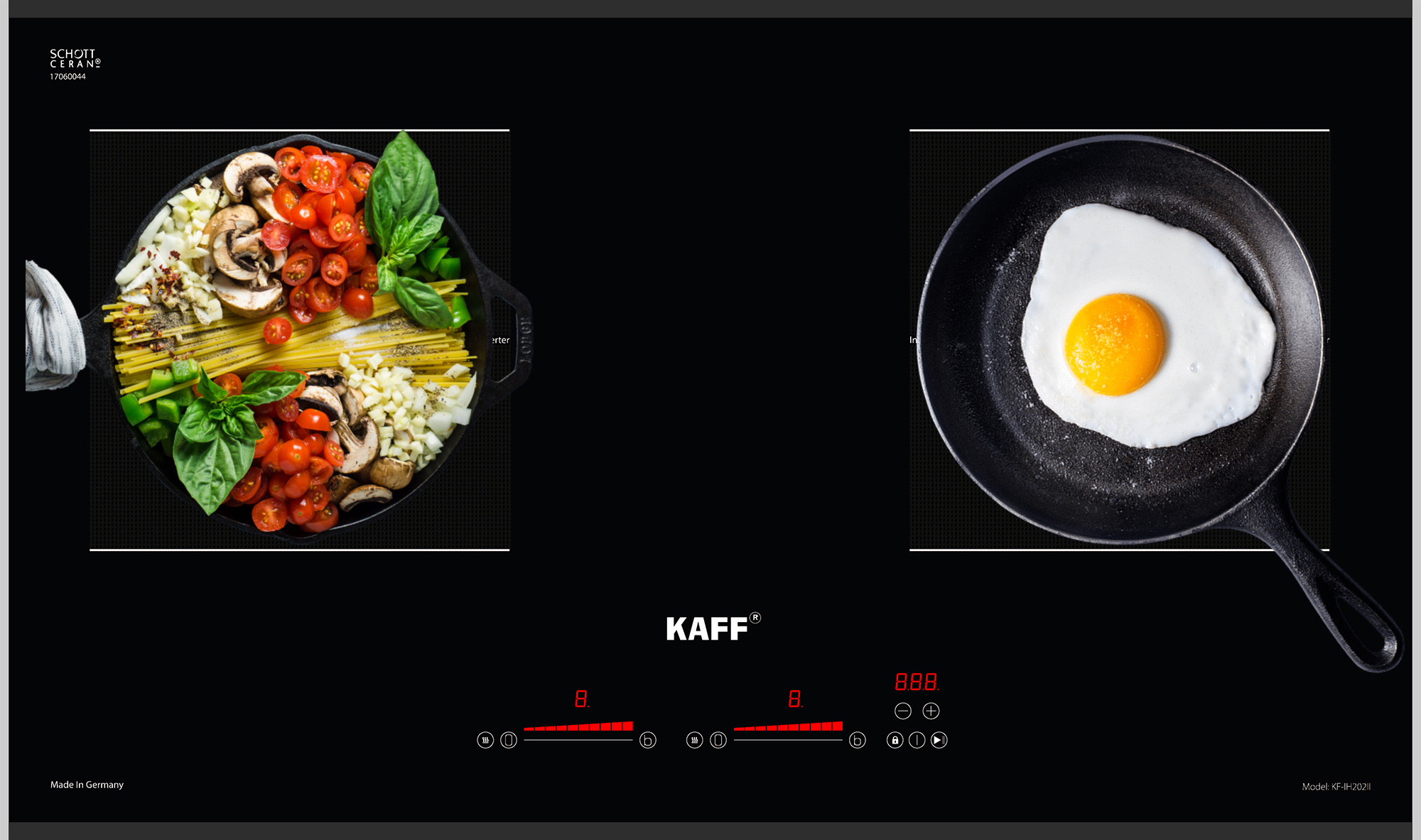 Bếp 02 từ Kaff KF-IH202II