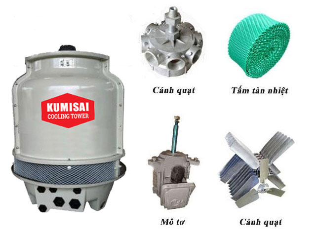 Tháp giải nhiệt làm mát Kumisai KMS 15RT