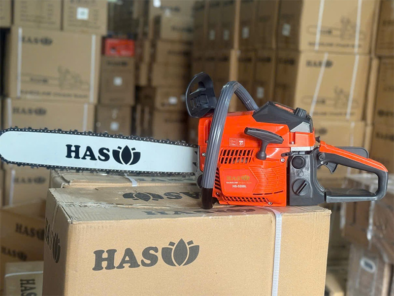 Máy cưa xích xăng 2 thì Hasu HS-5200L