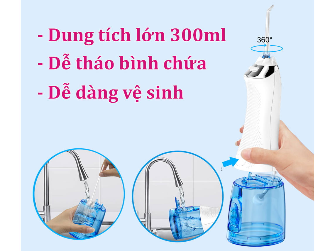 Máy tăm nước cầm tay 