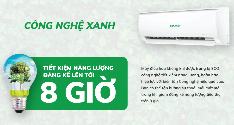Điều hòa âm trần Cassette Hikawa 1 chiều HI-CC50MT2F/HO-CC50MT2F