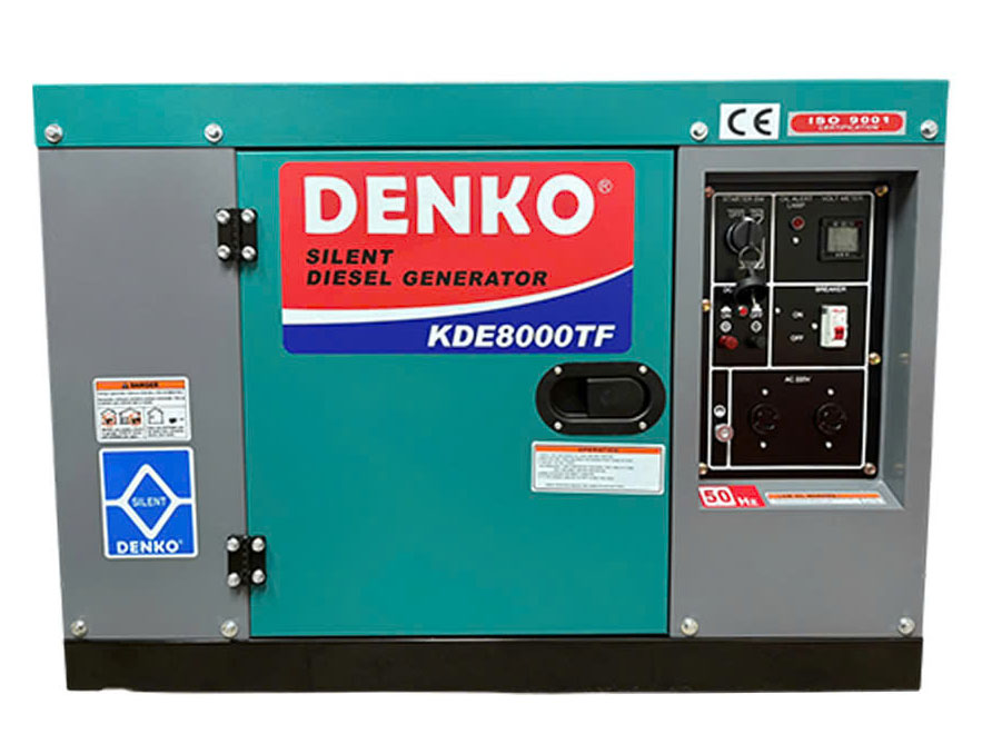 Máy phát điện chạy dầu Denko KDE8000TF (5KW)