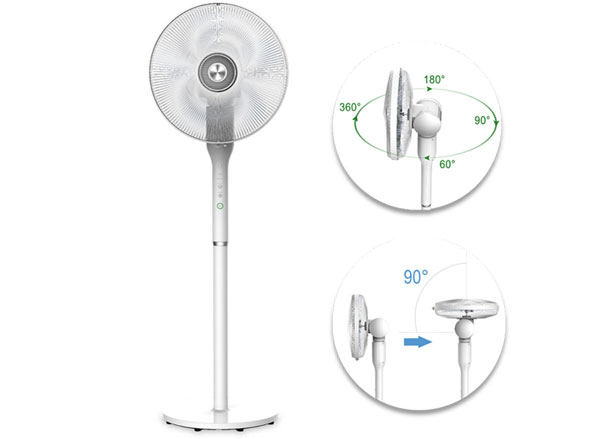 Quạt đứng Kangaroo KG728 còn có khả năng quay linh hoạt