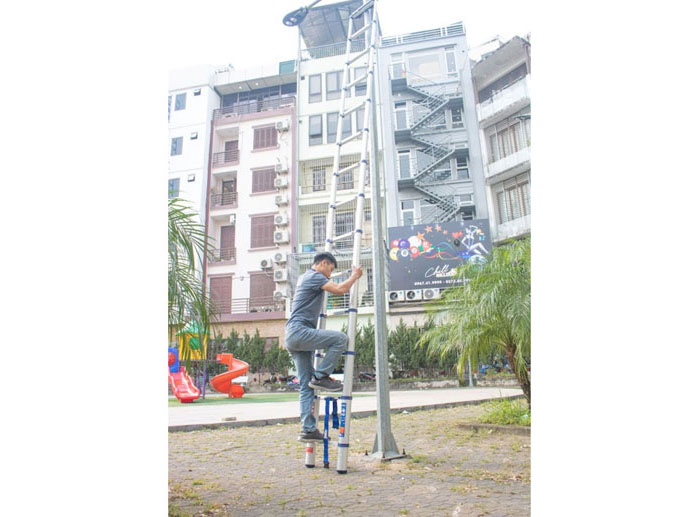 Thang nhôm rút đơn Nikawa NK-60