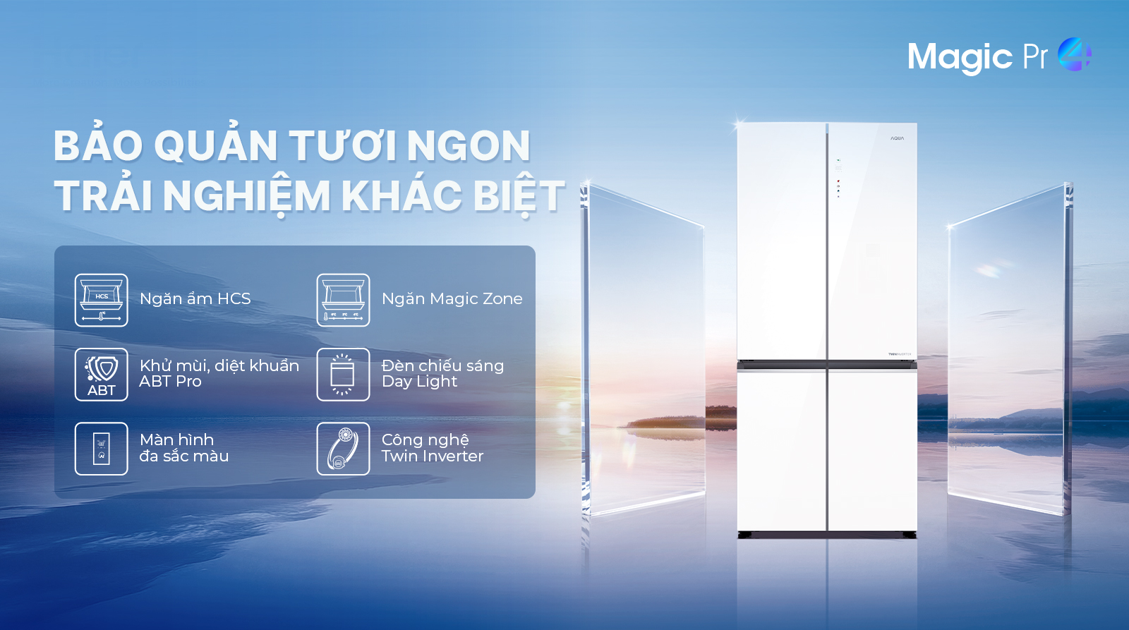 Tủ lạnh Aqua Inverter AQR-M600XA(GC)