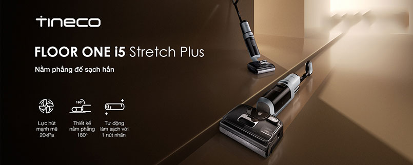 Máy lau sàn hút bụi Tineco Floor One i5 Stretch Plus
