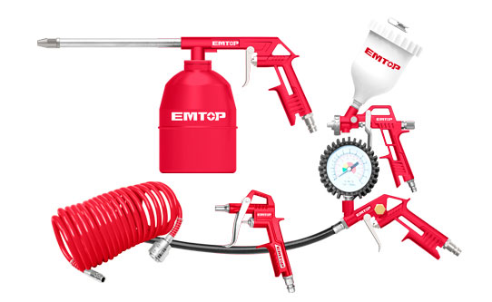 Bộ dụng cụ khí nén 5 món Emtop EATLS0503J