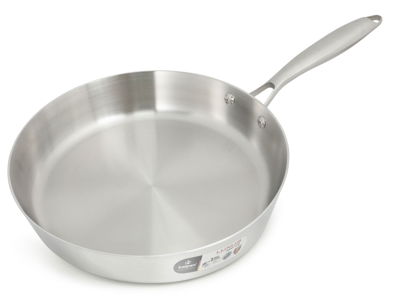 Chảo inox 3 lớp đúc liền khối Kalpen Luxus