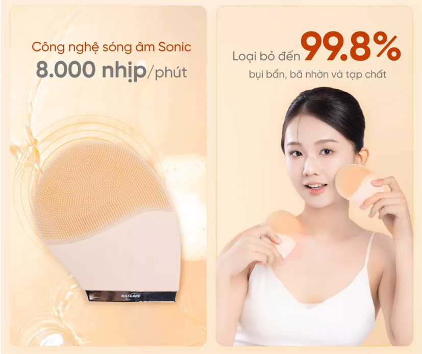 Máy rửa mặt Maxcare Max999 NEO