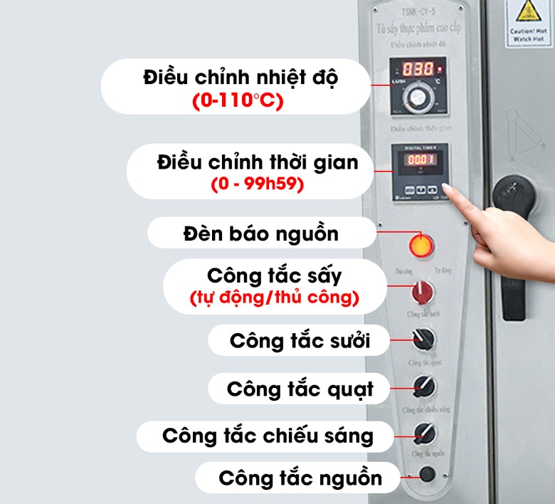 Tủ sấy hoa quả