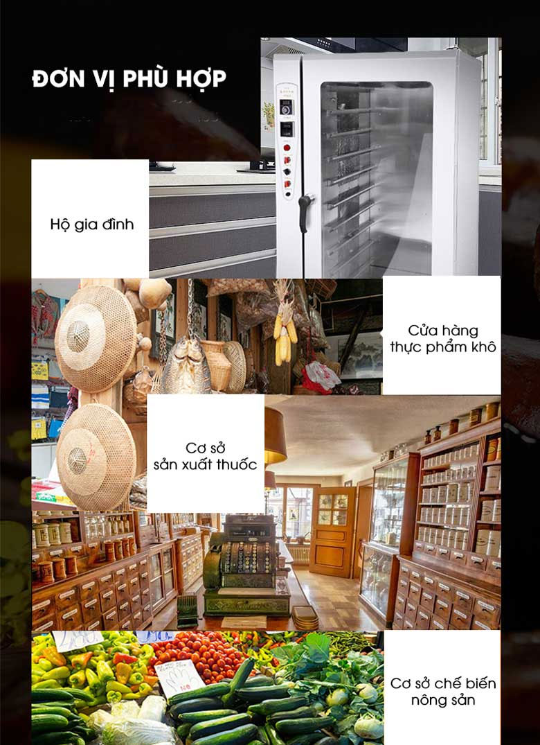 Tủ sấy trái cây
