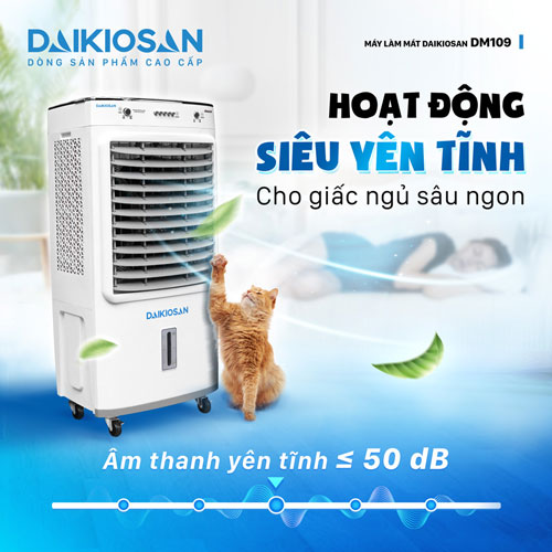 Daikiosan DM109 vận hành êm ái, bền bỉ