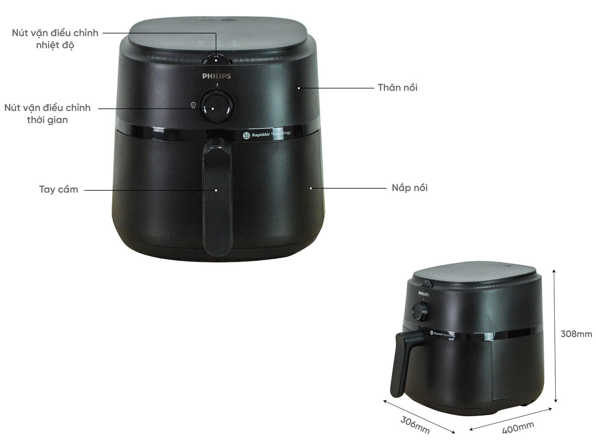 Nồi chiên không dầu Philips NA130/00