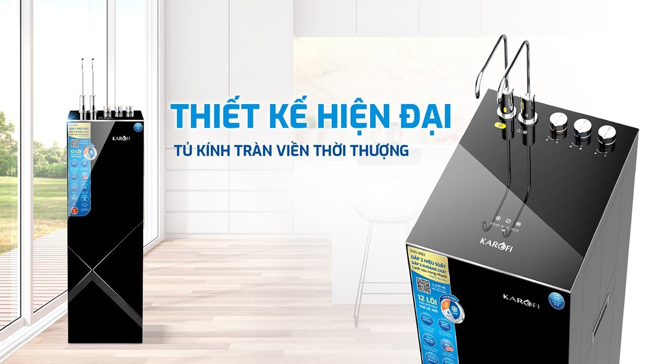 Máy lọc nước nóng lạnh Karofi KAD-M82