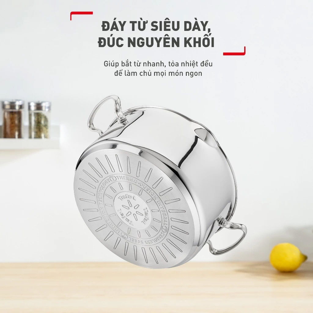 Bộ 5 nồi Inox Tefal Duetto Plus G719SA55
