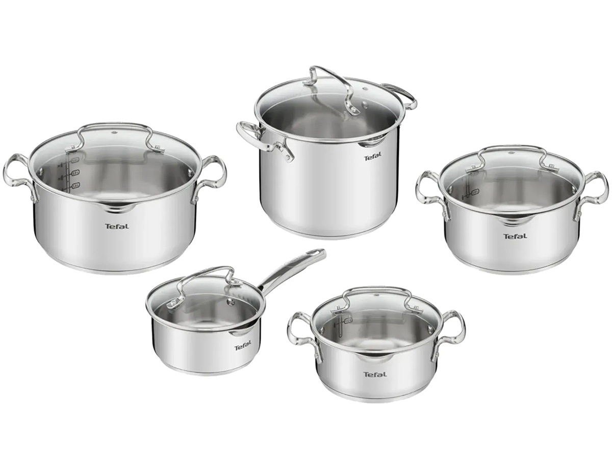 Bộ 5 nồi Inox cao cấp Tefal Duetto Plus G719SA55