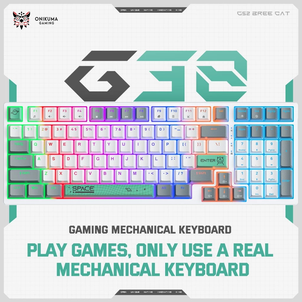 Bàn phím cơ Onikuma G38 Wired RGB