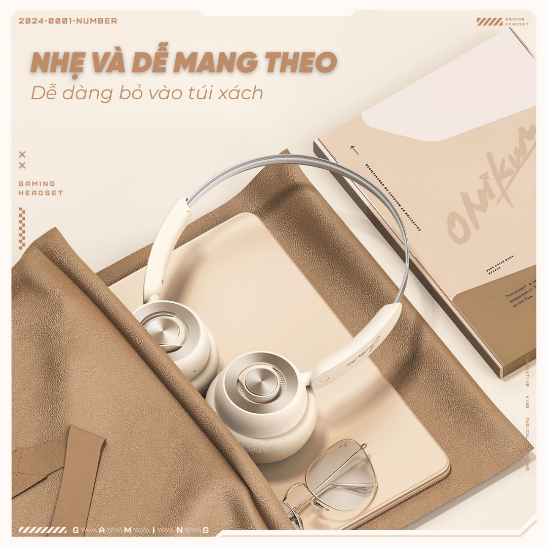 Tai nghe gaming không dây Onikuma GT820