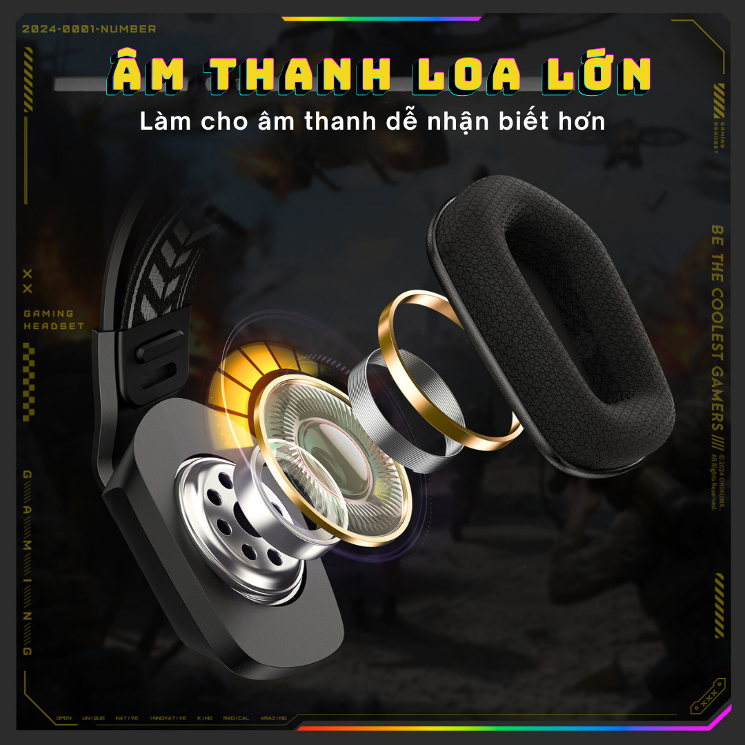 Tai nghe Onikuma X13 – Tai nghe Gaming