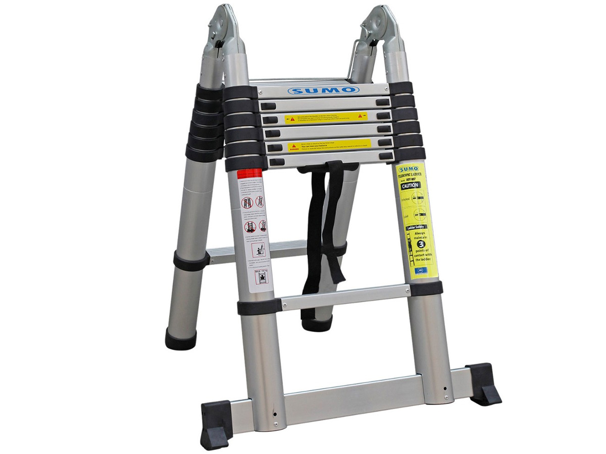 Thang nhôm rút gọn (chữ A) Sumo ADT807B (4.4m)
