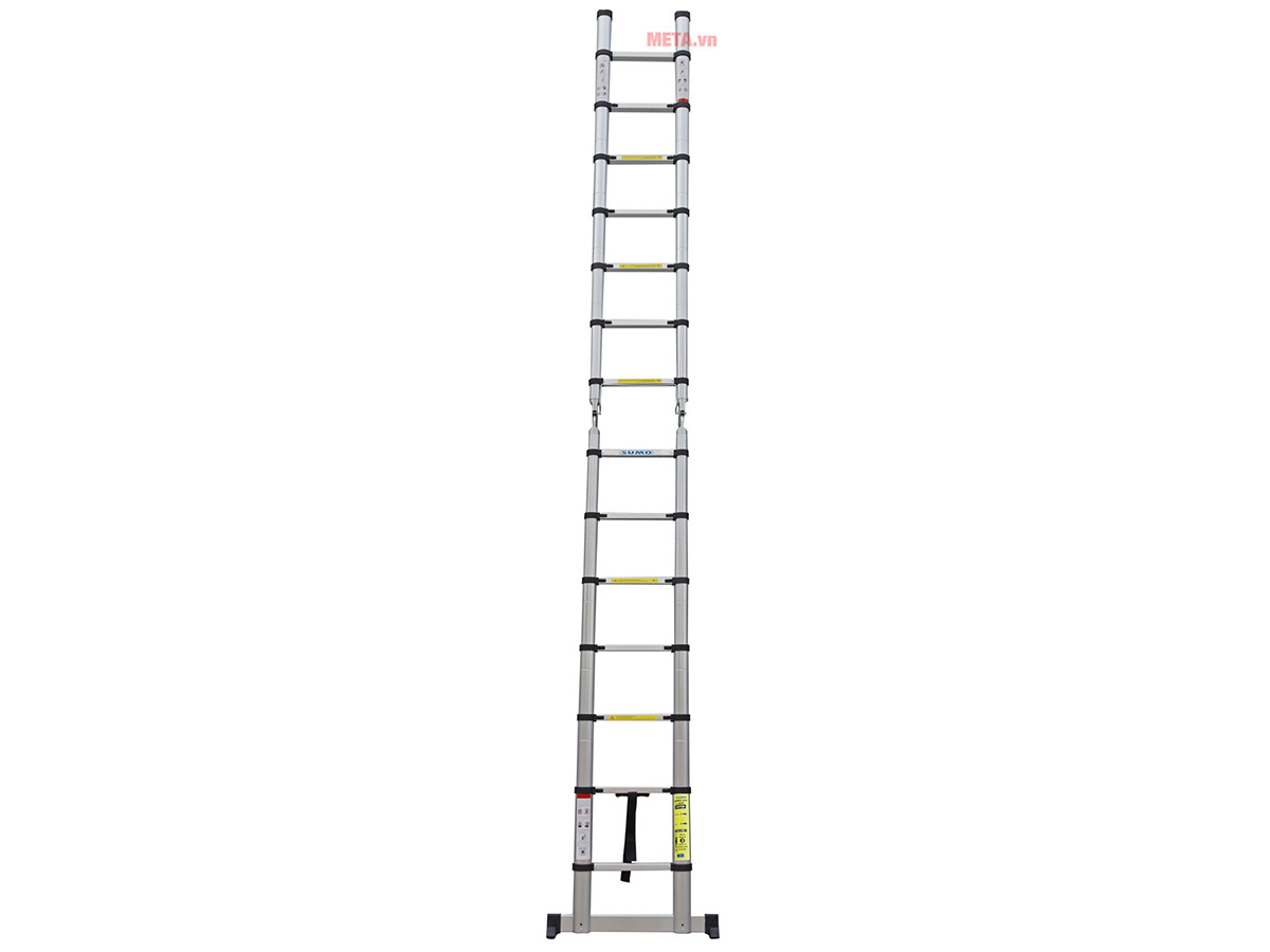 Thang nhôm rút gọn (chữ A) Sumo ADT807B (4.4m)