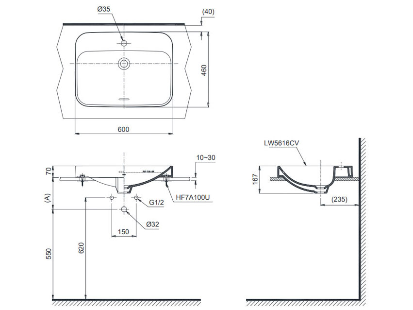 Toto LT5616C