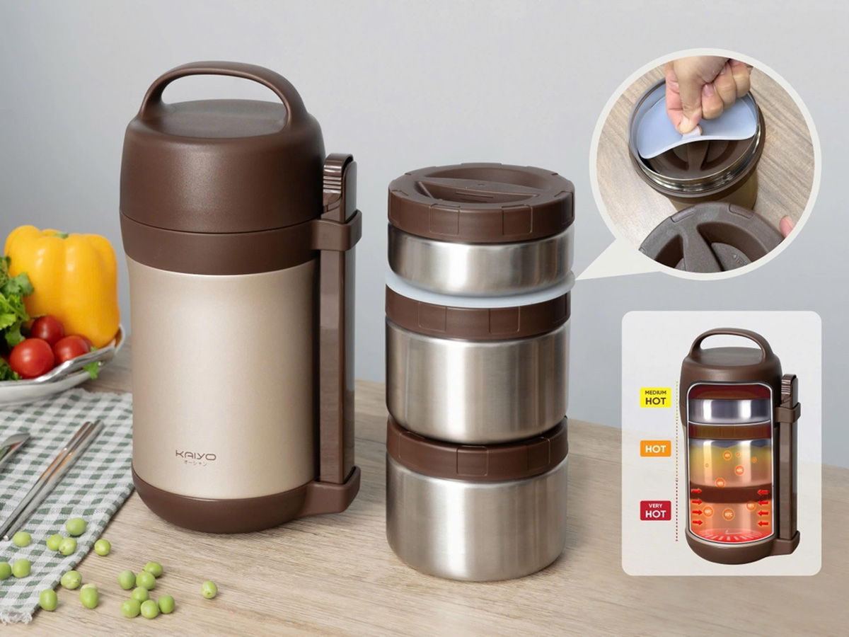 Hộp cơm giữ nhiệt Kaiyo 1600ml