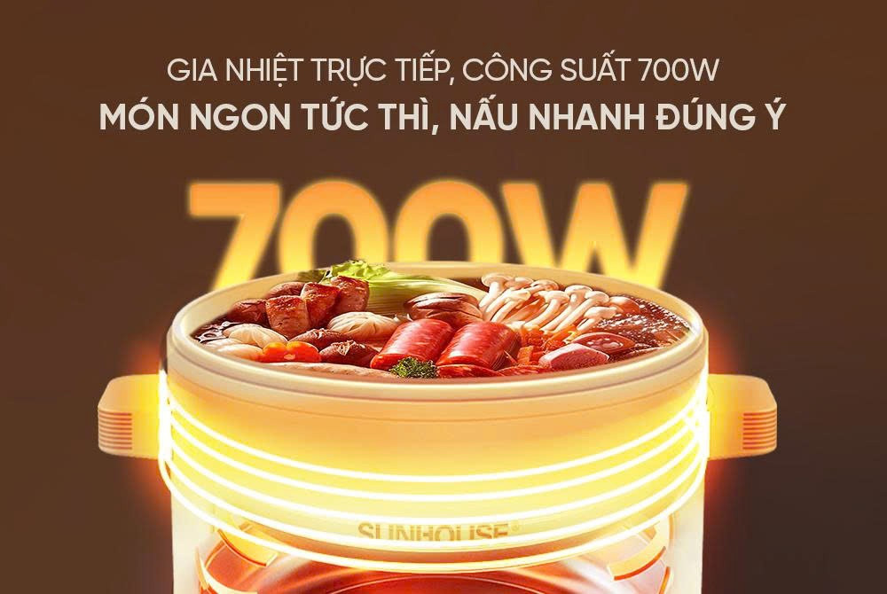 Lẩu điện mini Sunhouse SHD4517 (2 lít)
