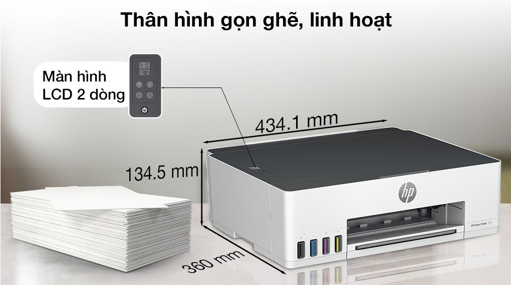 Máy in phun màu HP Smart Tank 210 3D4L3