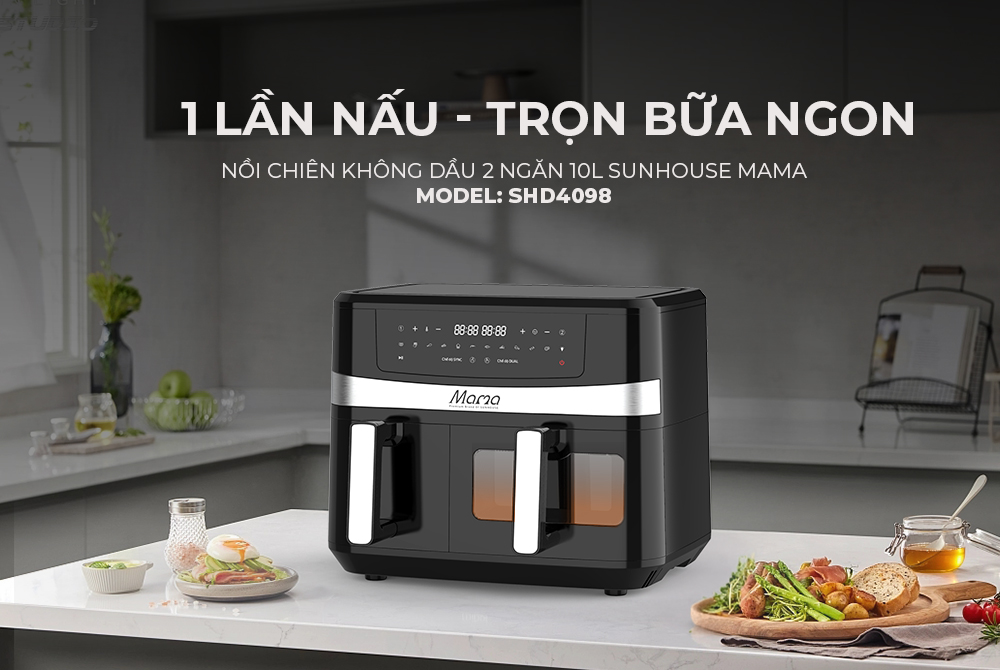 Nồi chiên không dầu Sunhouse Mama SHD4098