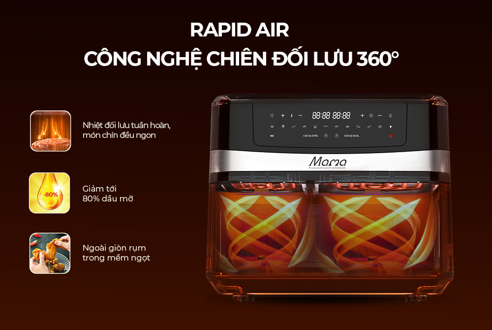 Nồi chiên không dầu điện tử