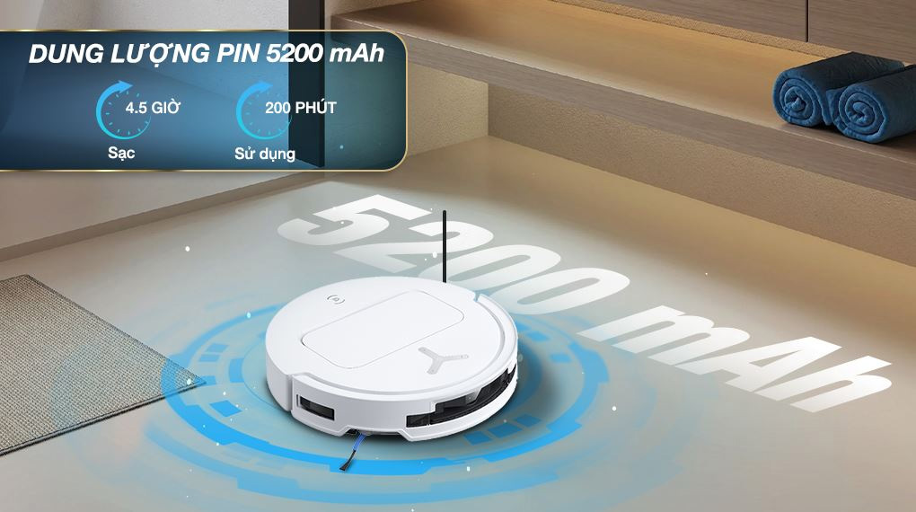 Robot hút bụi lau nhà Ecovacs T50 Omni