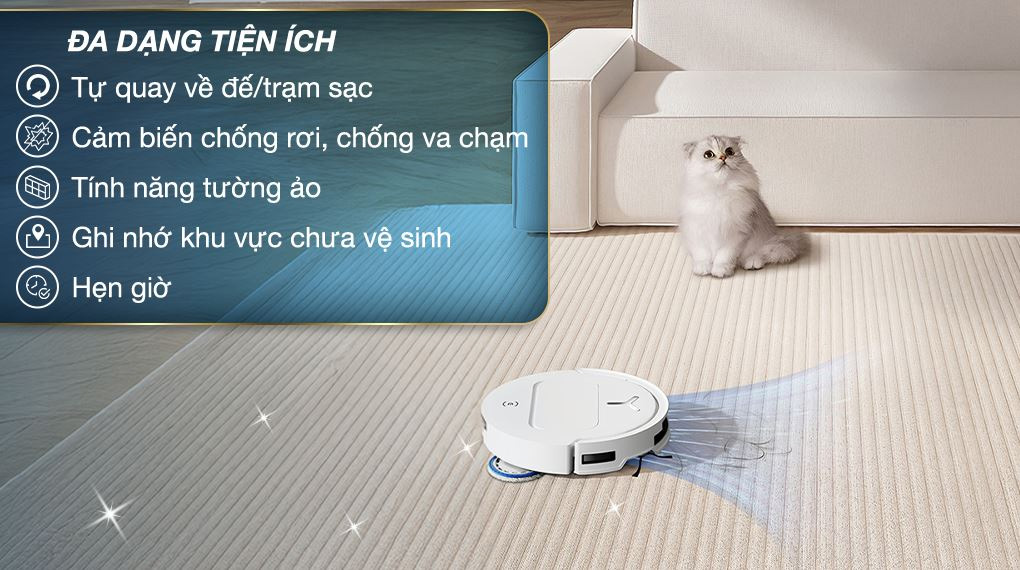 Robot hút bụi lau nhà Ecovacs