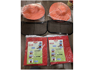 Combo yếm va nón bảo hộ Volga V1904 Combo yếm va nón bảo hộ Volga V1904